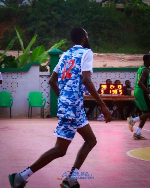 Ahanta Whales displaying their talents and skills on the court against Elite warriors this past week