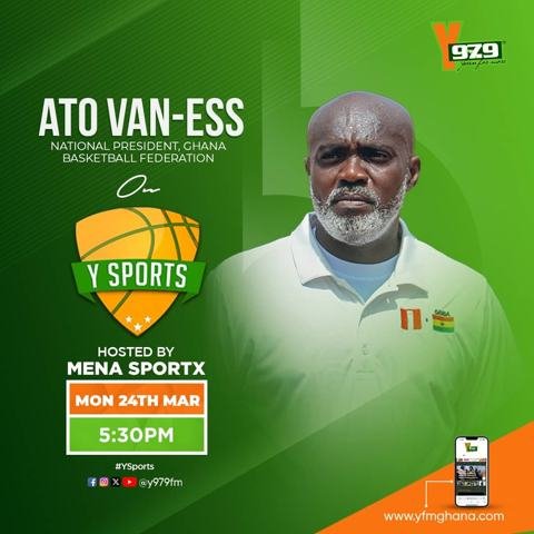 Tune in to YFM at 5:30 PM as the President of the Ghana Basketball Federation discusses the upcoming Hoop Rave 3x3 Tournament and the future of basket