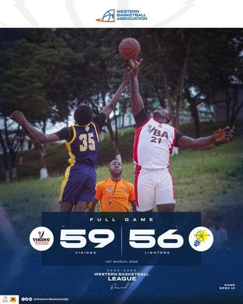 Game day action between Lighters and Vikings