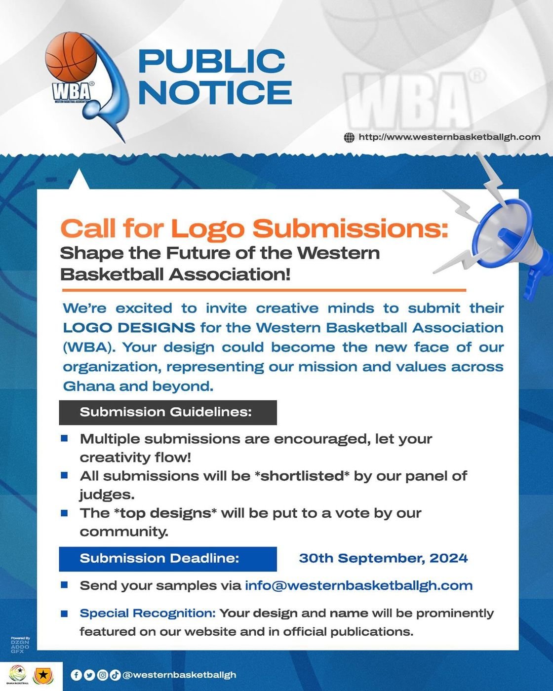Public Notice: Call for Logo Submissions for WBA