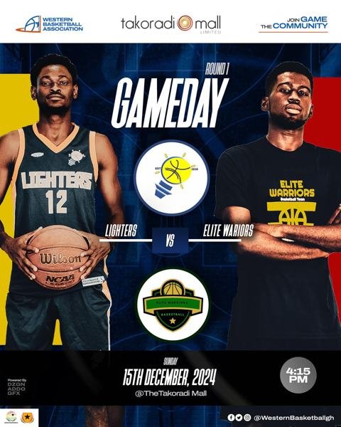 Join us this Sunday for another exciting round of the Western Basketball League at the Takoradi Mall