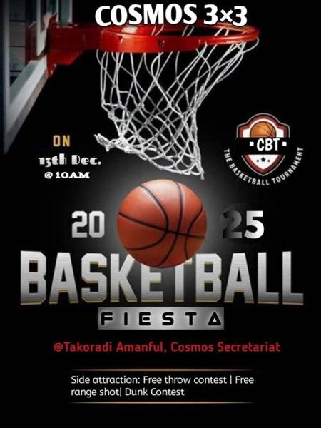 🏀 COSMOS 3X3 STREETBALL & KIDS ENGAGEMENT EVENT — AMANFUL! 🎉 Get ready for an exciting community basketball experience! The Cosmos Masqueraders Club, 