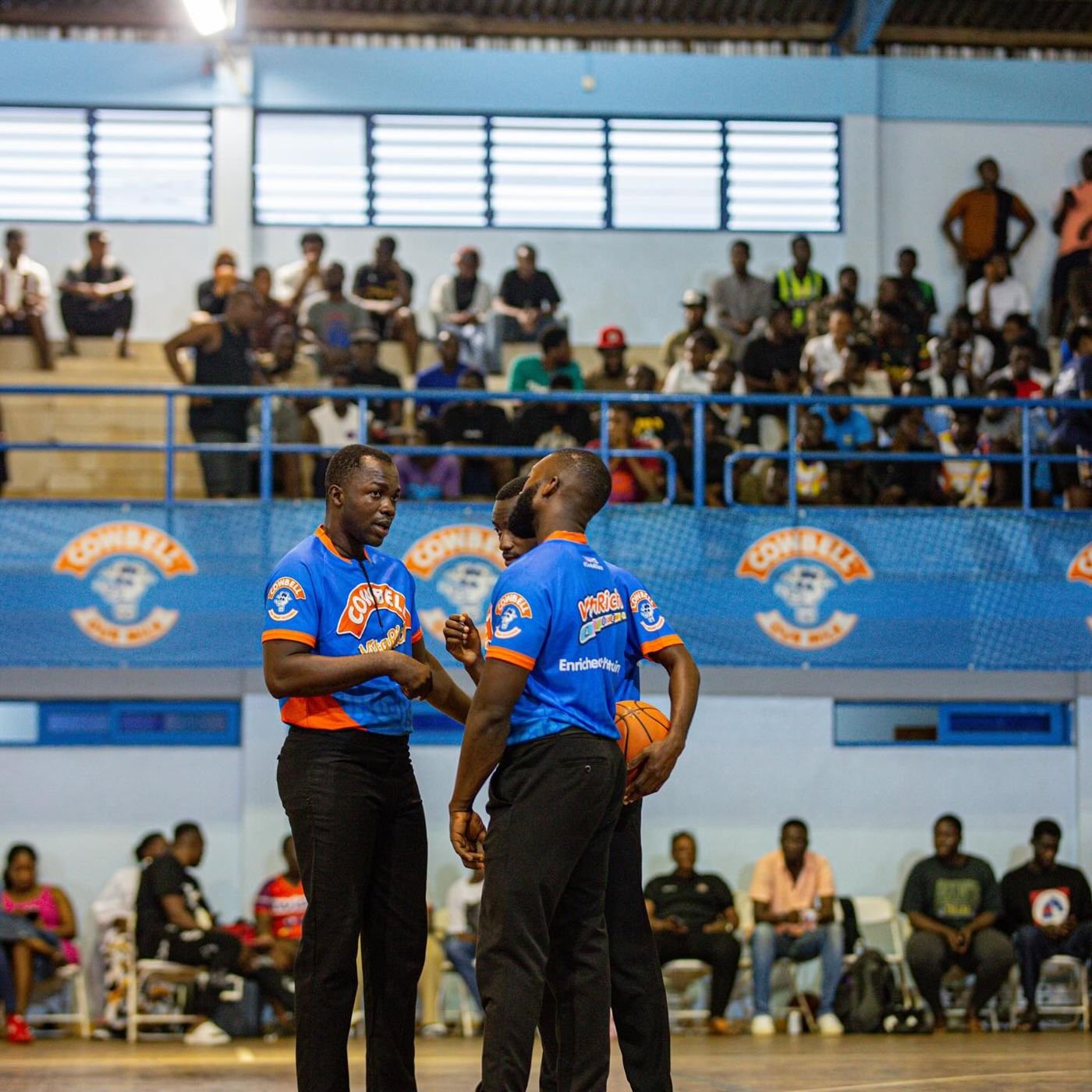 A delegation of 4 officiating Official from the western Basketball Association were invited to be a part of a 10 referee delegation to officiate The A
