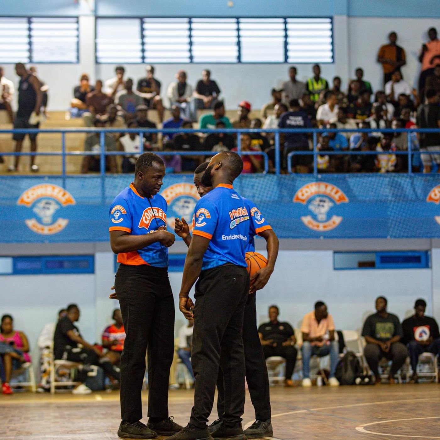 A delegation of 4 officiating Official from the western Basketball Association were invited to be a part of a 10 referee delegation to officiate The A