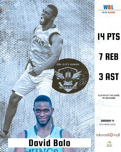 🏀🔥 Player of the Game! David Balo shines in the Eff-Ess vs