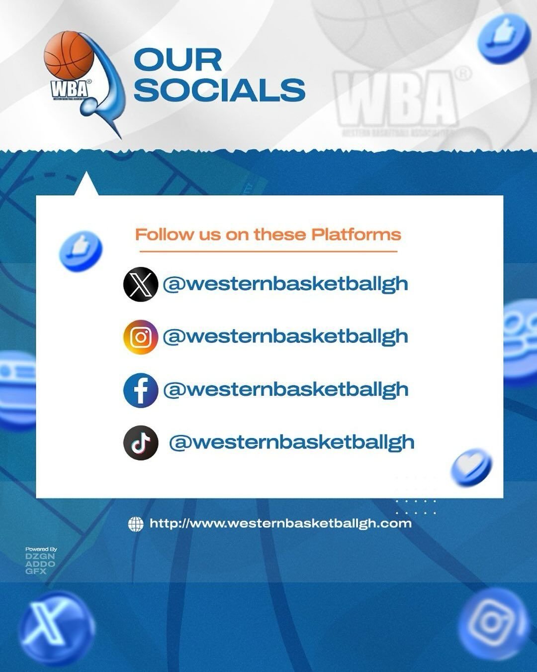 Follow US on all our socials!!😊